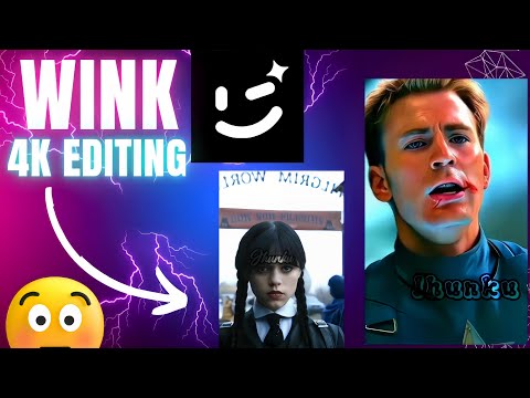 How to turn normal video to 4k quality || Wink || Wink app editing || Wink 4k tutorial || 4k Editing