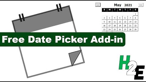 Free Date Picker Add-In for Excel