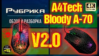 Разборка игровой мышки A4Tech Bloody A70🔊 Видео: 2   A6A60-A7A70-2021