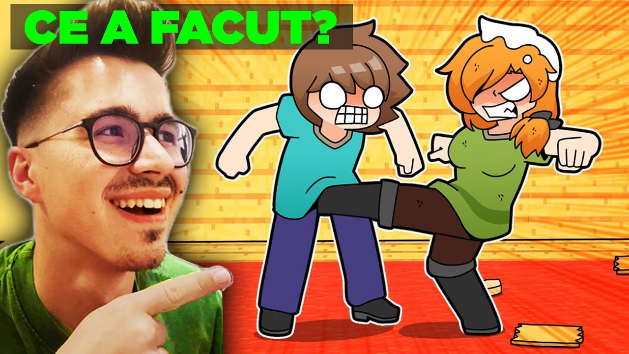 Reactionez la Animatie Japoneza Minecraft *PREA AMUZANT*