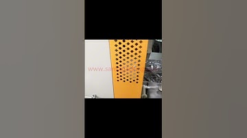 #shorts Shrink wrapper-automatic deliver products into shrink film and cut the edge,finally shrink.