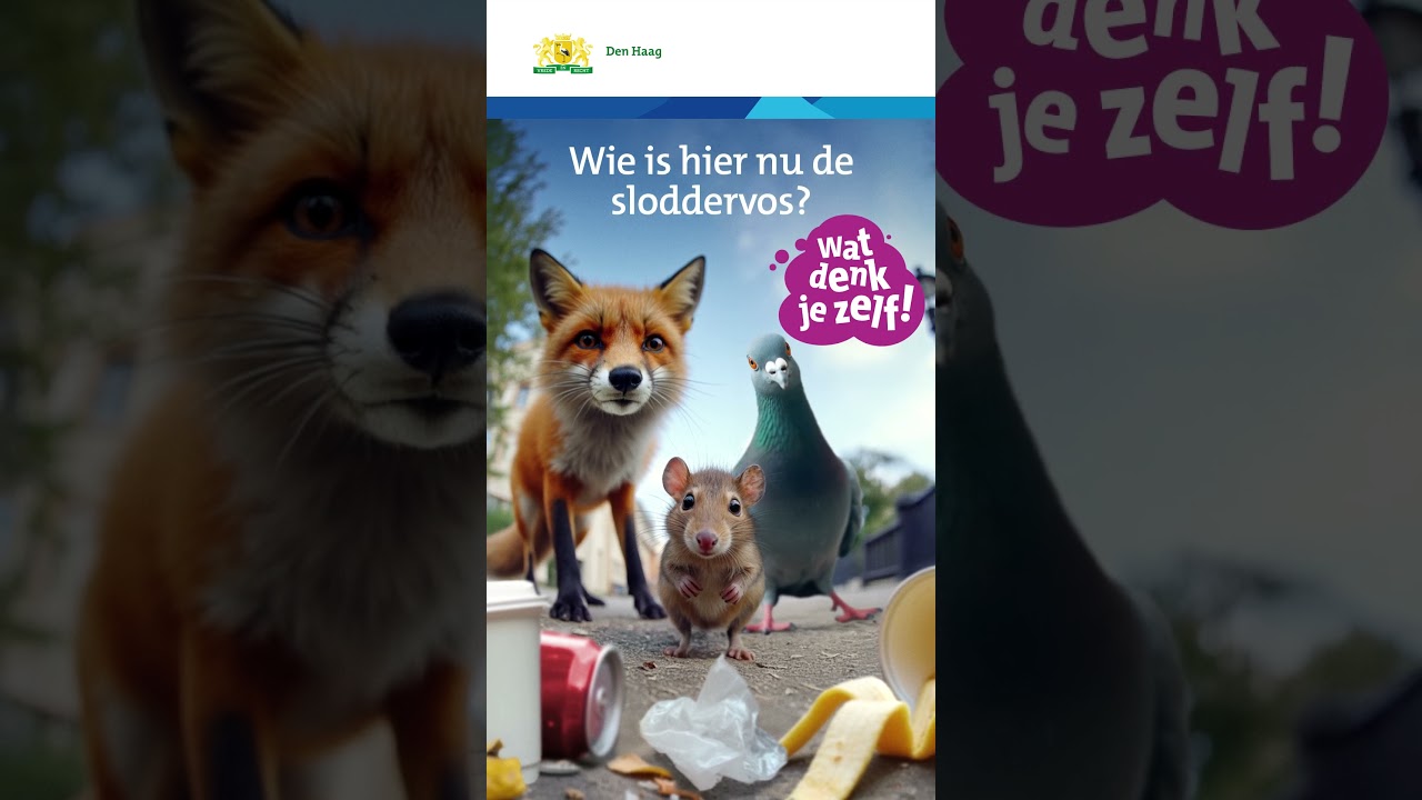 Campagne Stadsdieren - uiting #1-Afval