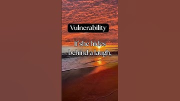 Vulnerability in a relationship