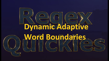 Dynamic adaptive word boundaries