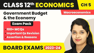 Class 12 Macroeconomics MCQ Chapter 5 | Government Budget & the Economy Class 12 MCQ 2022-23