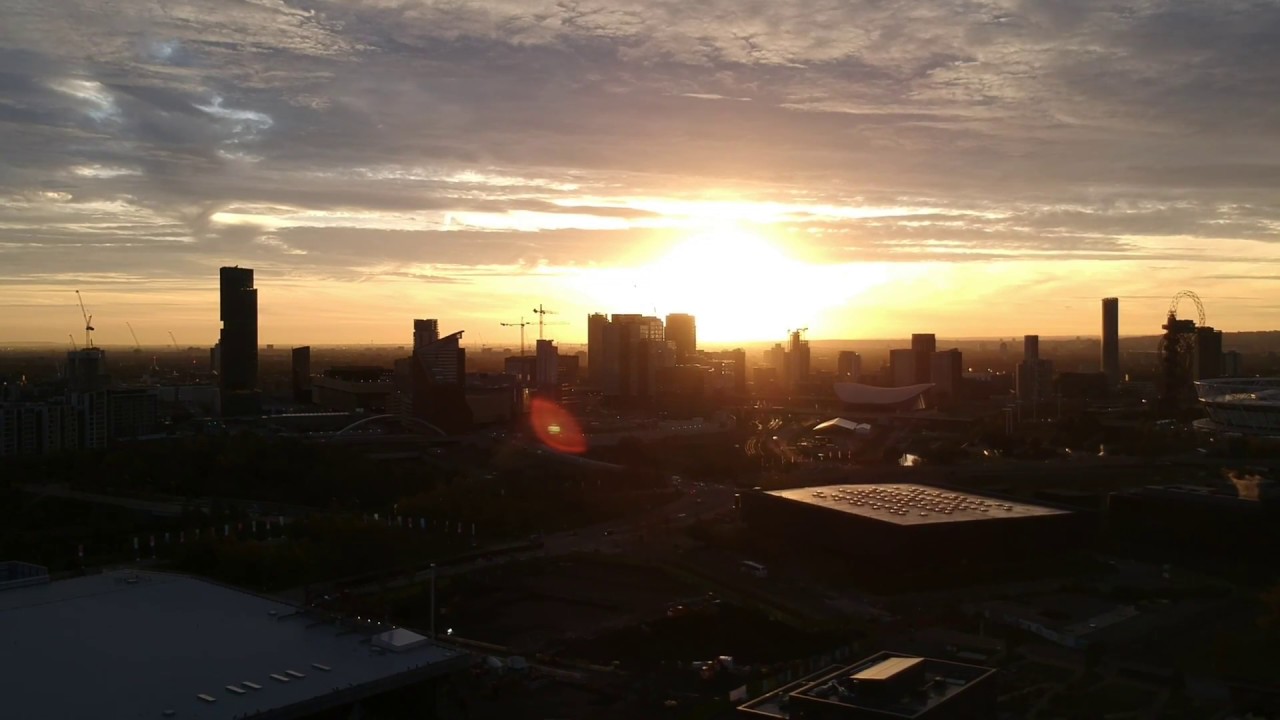 Here East - drone footage at Olympic Park