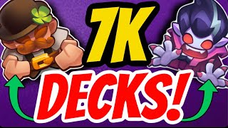 DECKS THAT WILL GET YOU 7,000 TROPHIES!! CHOOSE ONE! | In Rush Royale!