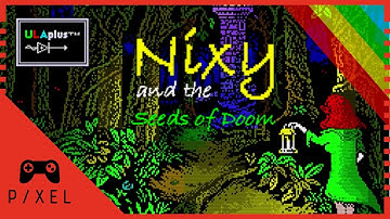 Níxy and the Seeds of Doom (ULA+) (2019, ZX Spectrum) | Gameplay