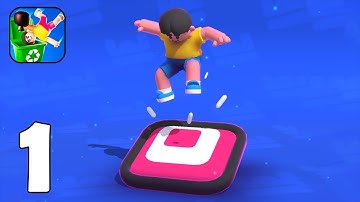 Lazy Jump - Part 1 Tutorial Levels 1-30 - Gameplay Walkthrough(iOS, Android)