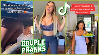 Her b**bs bouces hard !!! 😜 Tiktok couple pranks