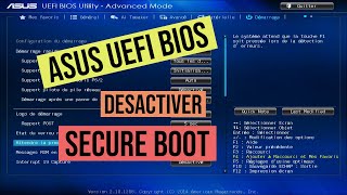 Comment désactiver le Secure Boot Asus ?