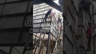 ERECTION SILO BAGHOUSE CYCLONE BLOWER SISTEM #sanurindoteknik