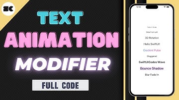 🎉 Unlock Amazing Text Animations Modifier with SwiftUI! ✨📱 Full Code