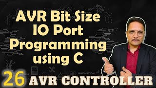 AVR bit size IO Port Programming using C, ATmega32, AVR Microcontroller, Engineering Funda