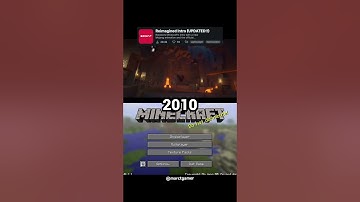 Minecraft 2010 vs 2030 Reimagined Intro #shorts