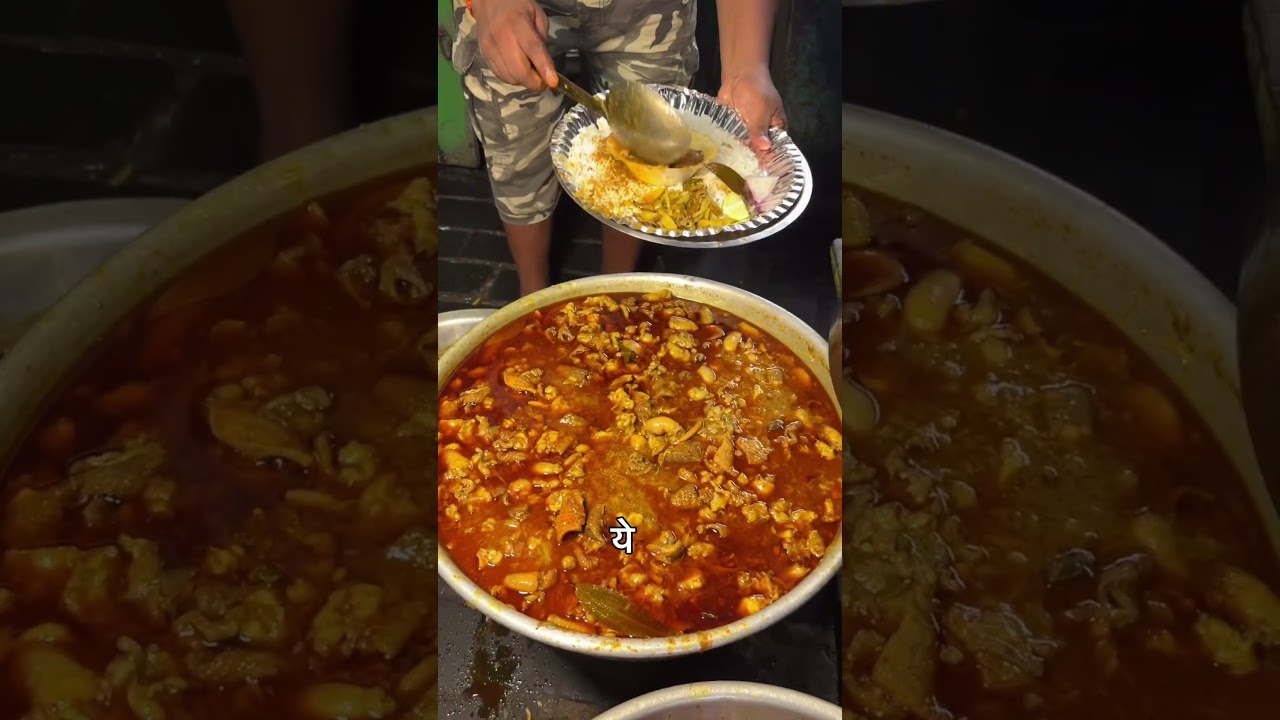 World cheapest mutton rice thali only rupees 60