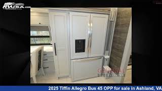 Breathtaking 2025 Tiffin Allegro Bus Class A RV For Sale in Ashland VA RVUSA com