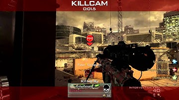MW2 NOSCOPE HALF ACROSS MAP + REACTION!