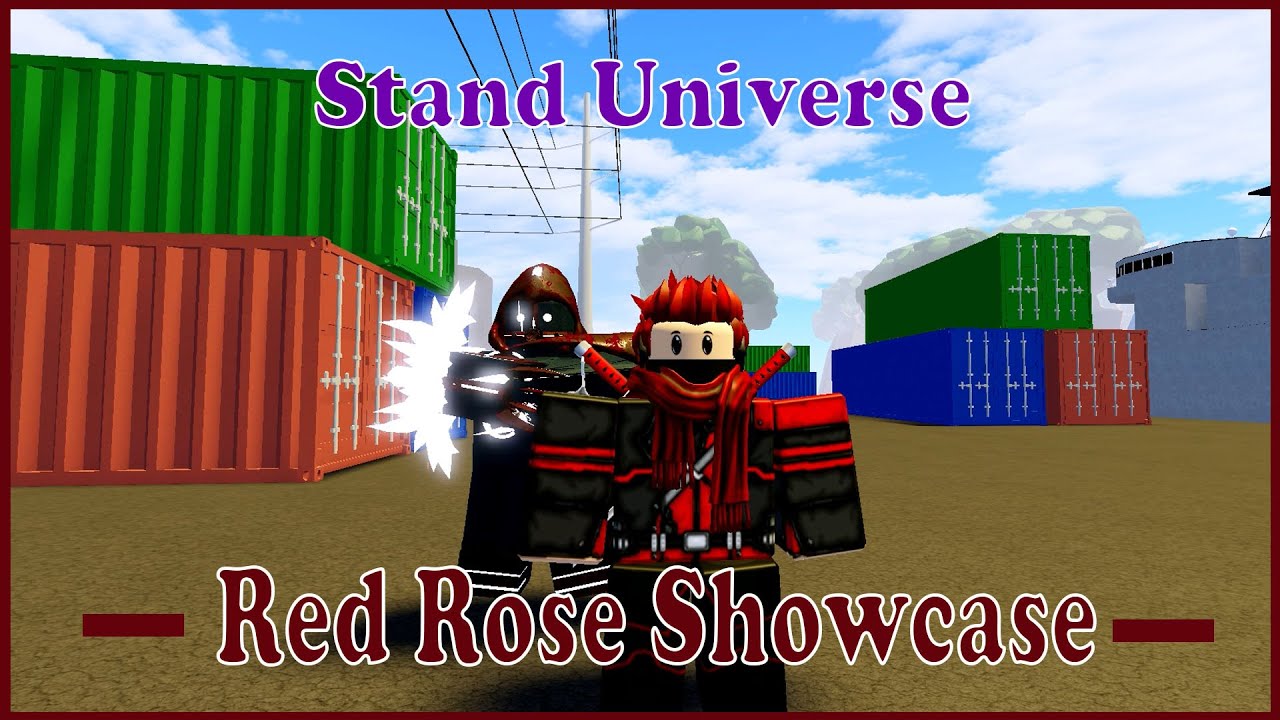 Red Rose Showcase Roblox Stand Universe Youtube - red rose roblox