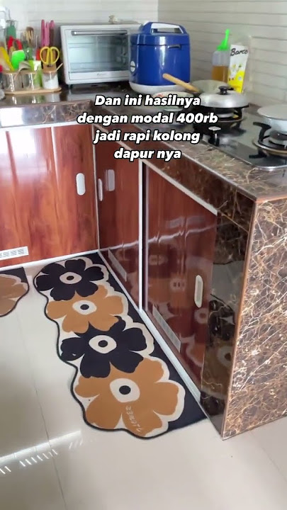Bikin kolong dapur pake bahan pvc  #mejadapur #pakebahanpvc