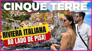 O que fazer em CINQUE TERRE | A Riviera Italiana que ninguém conhece! Paraíso ao lado de Pisa!