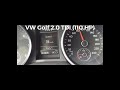 VW Golf MK6 1.2 TSI vs 1.4l vs 1.4 TSI vs 1.6 TDI vs 1.6 vs 1.8 TSI vs 2.0 TDI vs GTI vs R 0-100 kmh