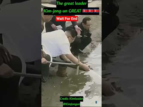 Leader Kim Jong Un Checking The Water Factory Source #northkorea #kimjongun