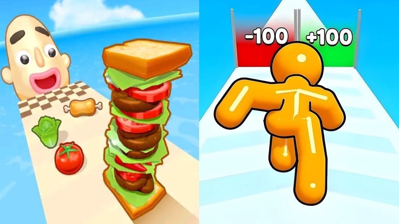 Sandwich Runner vs Tall Men Run - Max Levels Unlocked SpeedRun Gameplay - New Update 2026