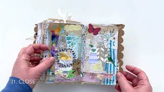 #junkjournaljanuary 2023 completed journal flip through