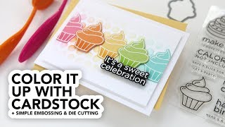 Simple Embossed Cardstock Images
