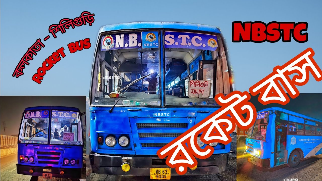 Raw Journey Video of the NBSTC Rocket Bus Service between Kolkata and Siliguri