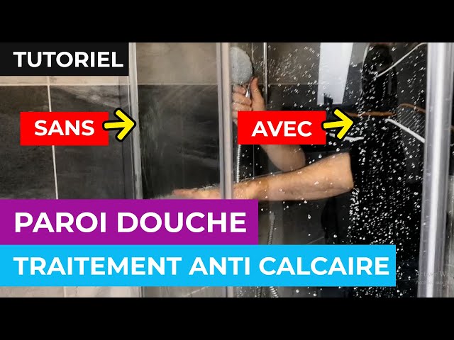 Protecteur vitre de douche, verre, céramique et miroir - Comment appliquer  - Anti calcaire Nano 