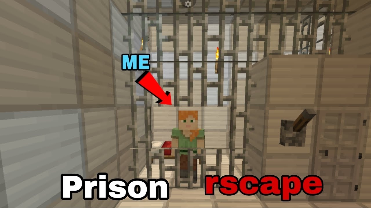 Prison escape in Minecraft - YouTube