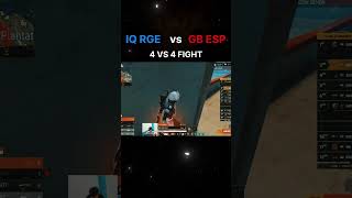 IQ RGE vs GB ESPORT 🔥 | 4vs4 Intense Fight 😱 | Free Fire Esports Clash #pragnoxgaming