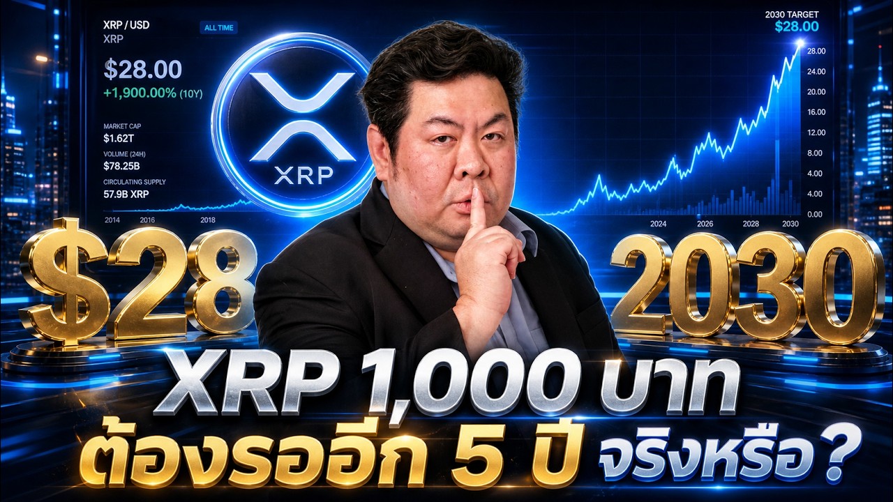 ⁣XRP ราคา 1,000 บาท เป็นไปได้ไหม สรุป Roadmap เทคโนโลยีและราคาเป้าหมายรายปี