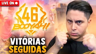 💙 46 PARTIDAS SEM PERDER NO CS 💙 MEGA AO VIVO !!💙 FREEFIRE MOBILE 💙 LIVE ON 💙