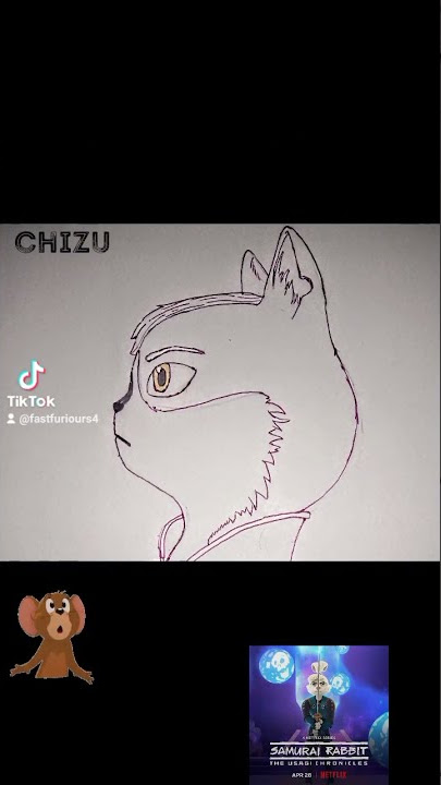 Desenhando a chizu | o coelho samurai rabbit.(desculpem o atraso,o vídeo deu problema).