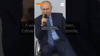 Putin: koledzy ze szkoły i studiów mnie nie rozpoznają 🫣 #short