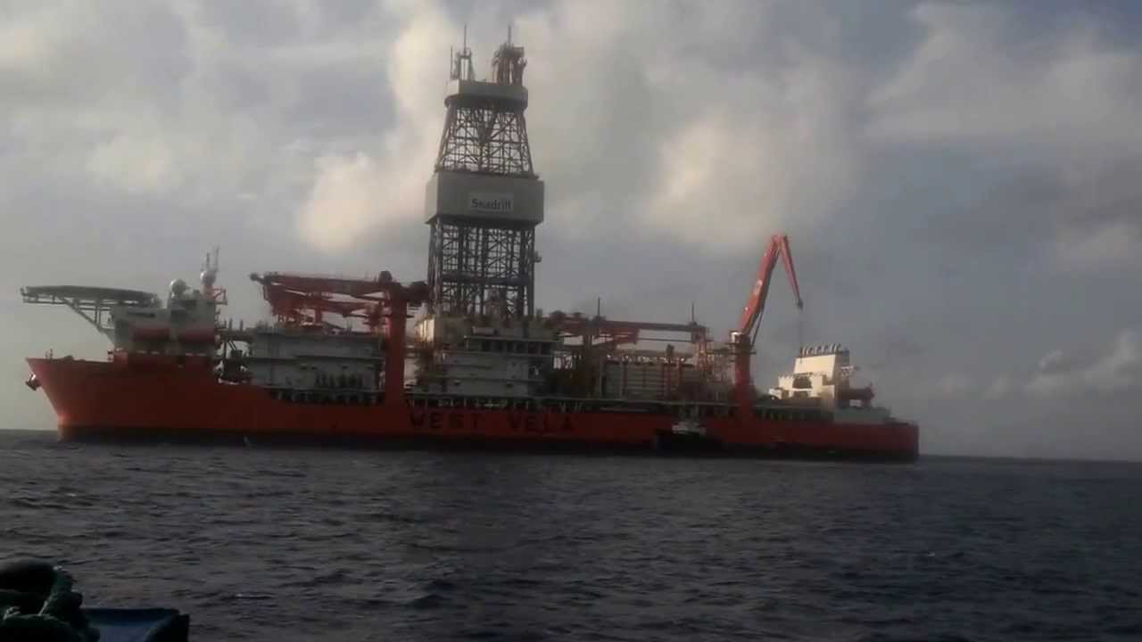 ROV winch delivery to drill ship WEST VELA offshore Curacao. YouTube