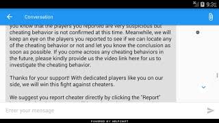 Report reply