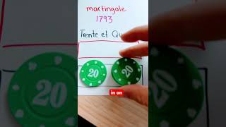 the 1st appearance of the martingale #gambling #cardgames