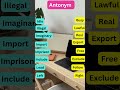 ANTONYMS