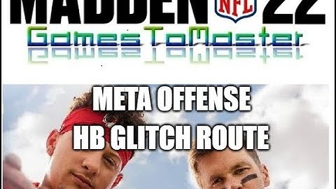 Madden 22 Glitches Cheats and Tips  - Meta Offense Play - Gun Split - RB Glitchy Route