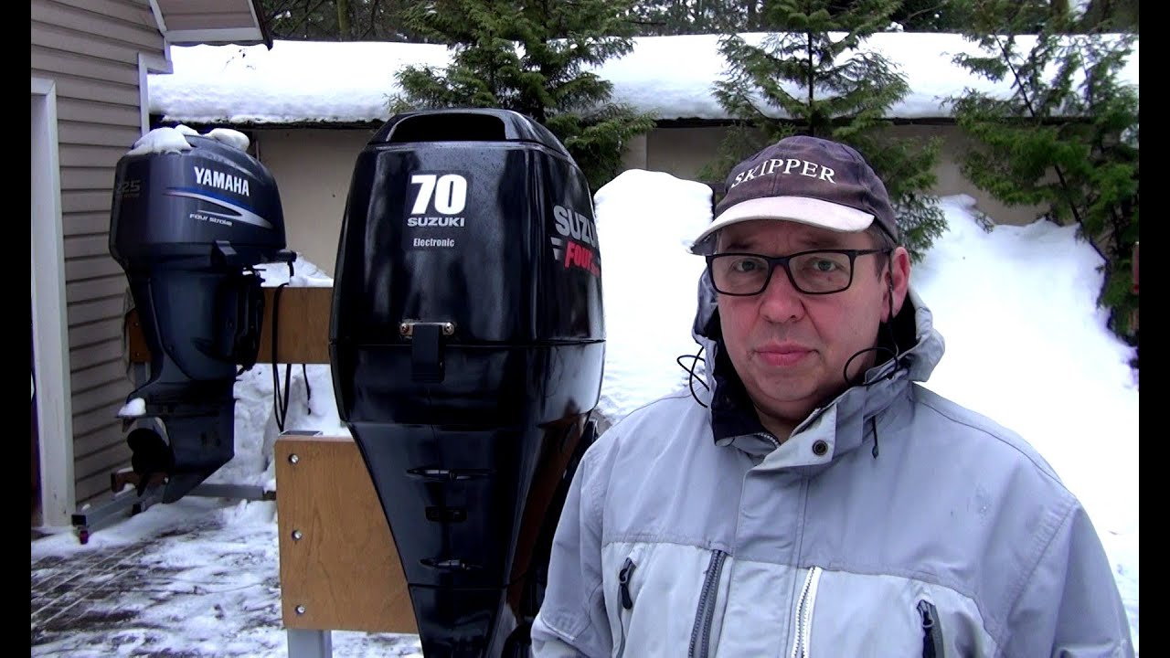 SUZUKI DF70 - ЗИМНИЙ ТЕСТ, ДАМА НЕ В НАСТРОЕНИИ...