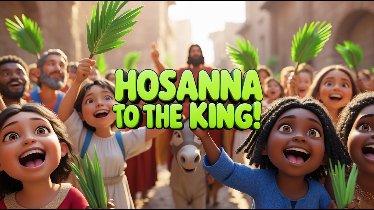 Jesus Enters Jerusalem | Palm Sunday Animated Bible Story - YouTube