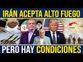 ¡Irán acepta un alto el fuego de dos semanas! — Tras la solicitud de Trump, pero las condiciones aún