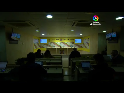 Rueda de prensa Villarreal CF vs Levante UD - Rueda de prensa Villarreal CF vs Levante UD