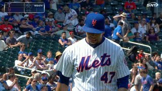 TEX@NYM: Robles fans Perez to escape bases-loaded jam