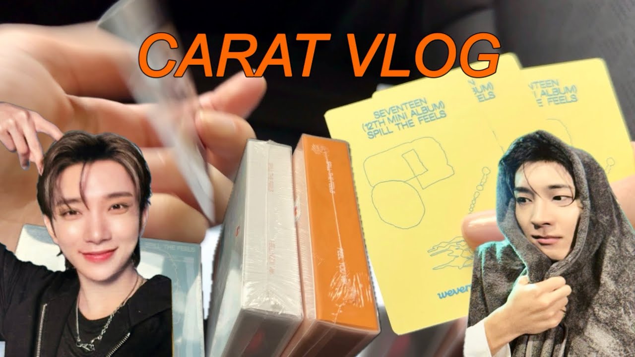 캐럿로그💎 세븐틴 SPILL THE FEELS | LOVE, MONEY, FAME 럽머페 앨범깡 | 러브 머니 포카 😊 | 키트깡 | 갈망의 출현 | 덕질브이로그