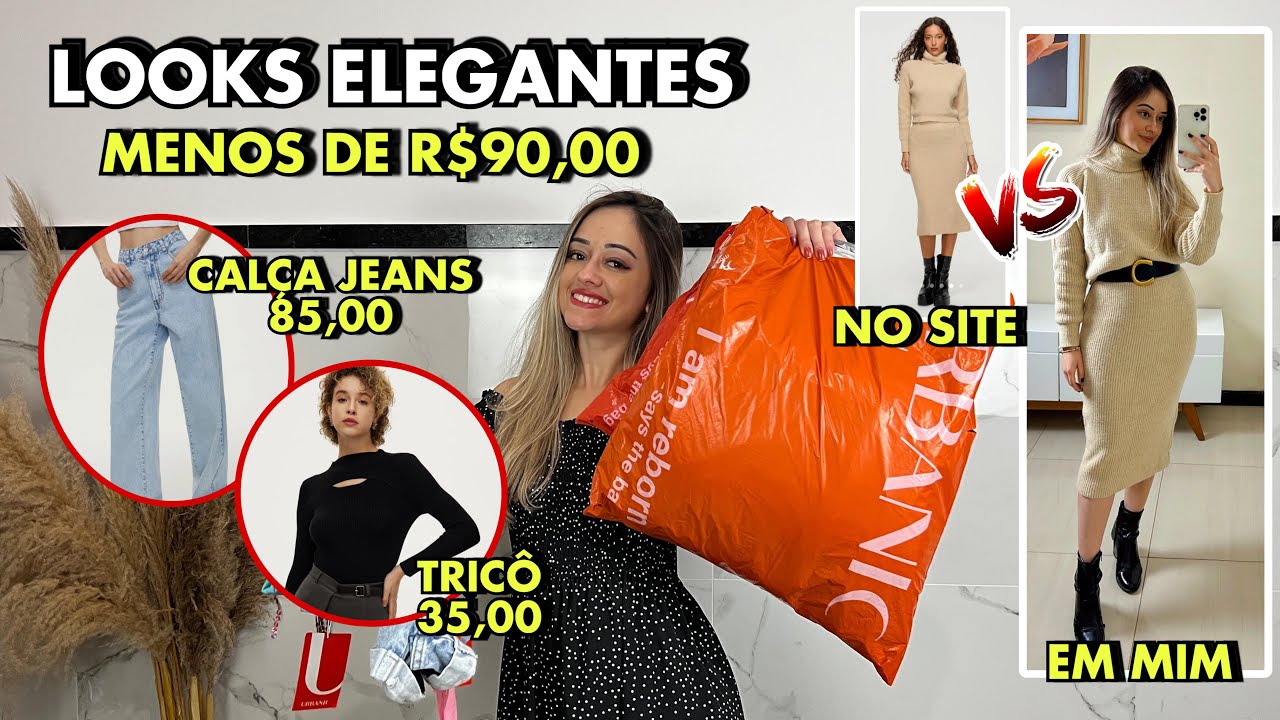 URBANIC COMPRINHAS | LOOKS ELEGANTES | ROUPAS URBANIC FUI TAXADA URBANIC? LOOKS CARA DE RICA